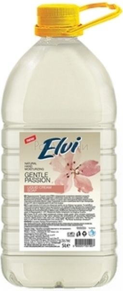 Elvi Gentle Passion Препарат за почистване на съдове за чувствителни ръце, 5 л