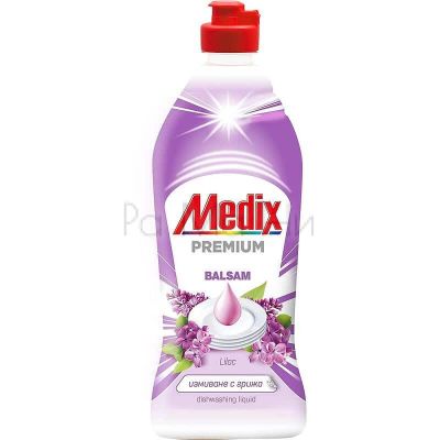Medix Premium Balsam Lilac Препарат за съдове с аромат на Люляк, 750 мл