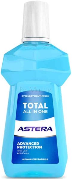 ASTERA Total All In One Вода за уста, 500 мл