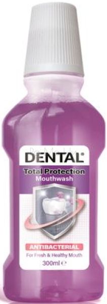 Dental Total Protection Антибактериална вода за уста, 300 мл