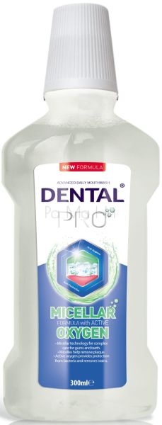 Dental PRO Micellar & Oxygen Вода за уста обогатена с активен кислород, 500 мл