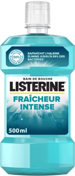 Listerine Fraicheur Intense Вода за уста Интензивна свежест, 500 мл