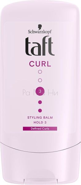 Taft Curl Styling Balm Hold 3 Крем-балсам за коса за къдрици, 150 мл