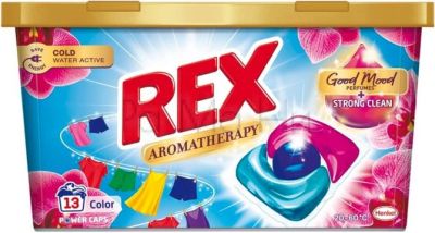 REX Aromatherapy Good Mood Perfumes Color Гел капсули за цветно пране, 13 бр.
