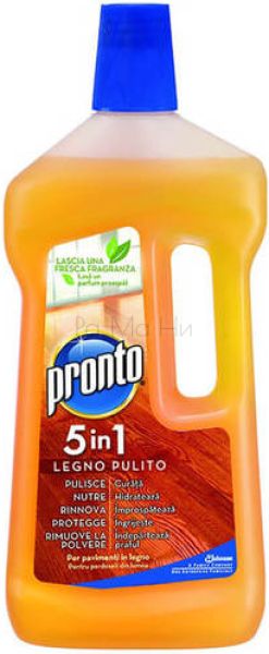 Pronto 5 in 1 Legno Pulito Препарат за под, 750 мл