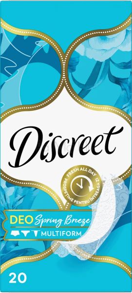 Discreet Deo Spring Breeze Ежедневни превръзки, 20 бр.