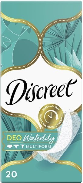 Discreet Deo Waterlily Ежедневни дамски превръзки, 20 бр.