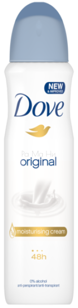 Dove Spray Deodorant Original Спрей дезодорант против изпотяване, 150 мл