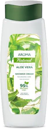 Aroma Natural Aloe Vera Shower Cream Душ гел с екстракт от Алое Вера, 400мл