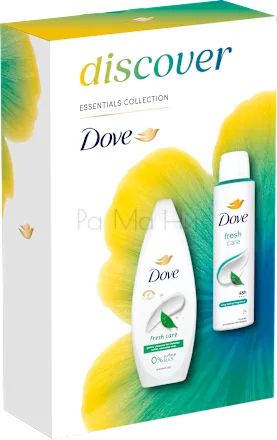Dove Discover Essentials Collection Комплект за Жени (Душ гел 250мл + Дезодорант 150мл)
