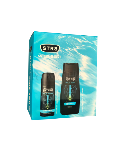 STR8 Wild Beat Комплект за Мъже (Део спрей 150мл + Душ гел 250мл)