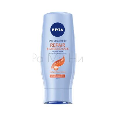 NIVEA Repair & Targeted Care Възстановяващ балсам за изтощена и третирана коса, 200 мл