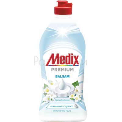 Medix Premium Balsam Spring freshness Почистващ препарат за съдове с пролетна свежест, 415 мл