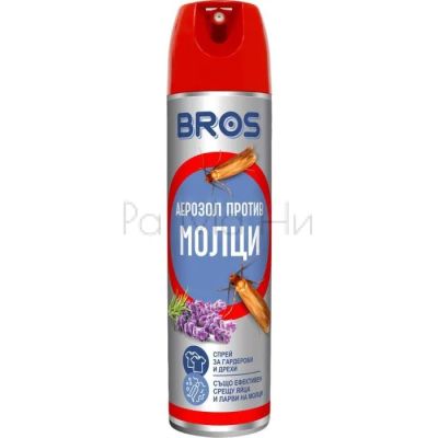 BROS Аерозол против молци с аромат на лавандула, 150 мл