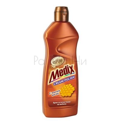 Medix Cream Polish Крем за почистване на мебели с пчелен восък, 500 мл