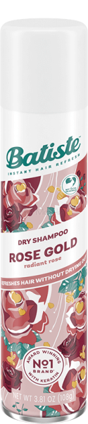 Batiste Dry Shampoo Rose Gold Сух шампоан с аромат на роза, 200мл