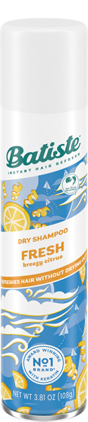 Batiste Dry Shampoo Fresh Сух шампоан с цитрусов аромат, 200мл