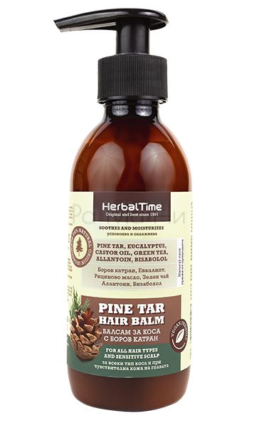 Herbal Time PINE TAR Балсам за коса с боров катран, 240 мл