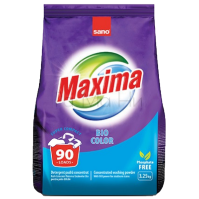 Sano Maxima Bio Color Прах за пране, 3.25кг.